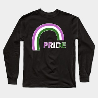 Gender queer rainbow pride Long Sleeve T-Shirt